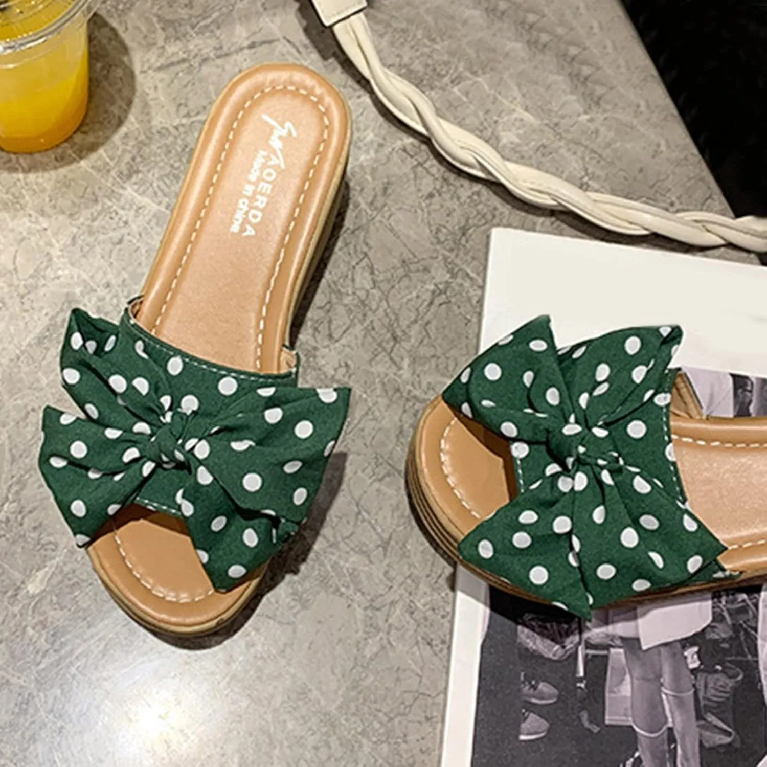 Comfortable Orthopedic Sandals Beach Slippers Toe Wedges Womens Shoes Fashion Knot Sandals Roman Open Women's Wedges