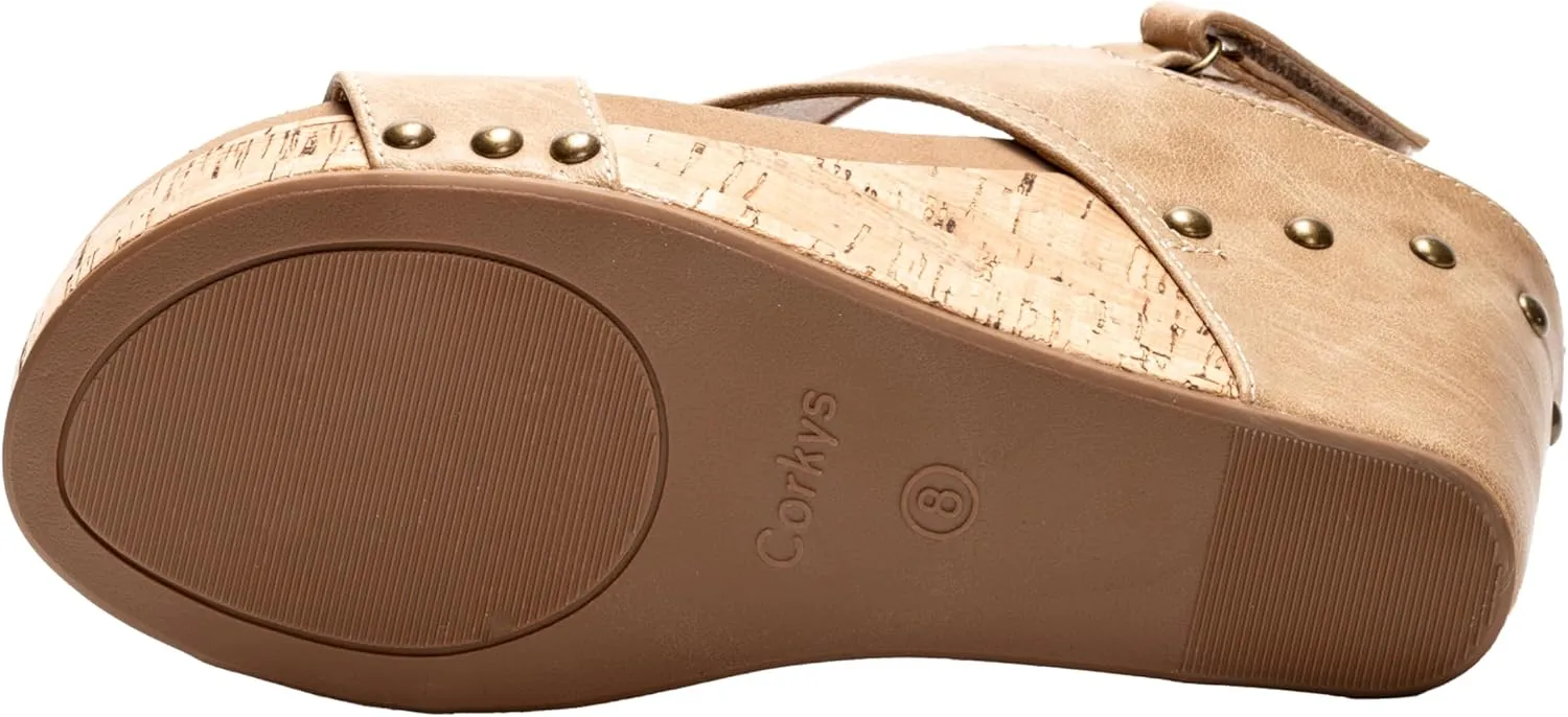 Corkys Footwear Tiffanee Womens 3" Wedge