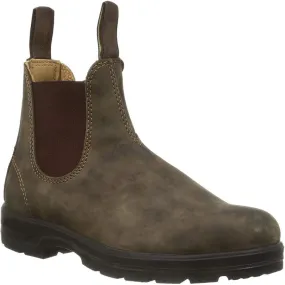 Cowboy Boots Men Boots Casual Work Boots Traditional Embroidered Low Heel Stitching Country Boot Western Boot
