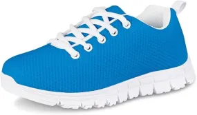Dellukee Girls Shoes Cute Solid Color Polka Dot Running Walking Sports Sneakers