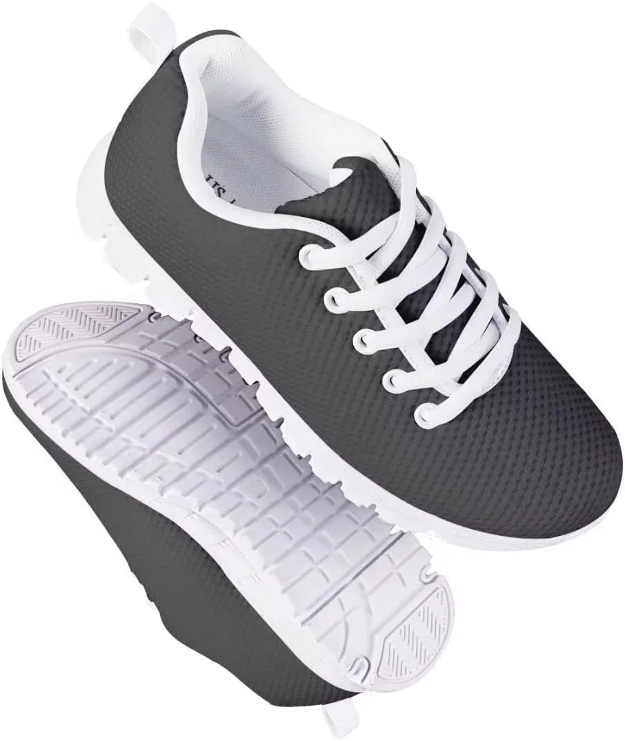 Dellukee Girls Shoes Cute Solid Color Polka Dot Running Walking Sports Sneakers