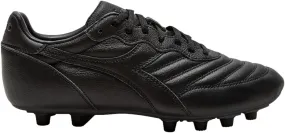 Diadora Brasil GR LT  MDPU - Premium Leather Water Resistant Soccer Cleats with Firm Ground Sole and Classic Silhouette
