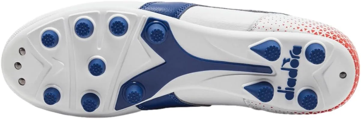 Diadora Brasil GR LT  MDPU - Premium Leather Water Resistant Soccer Cleats with Firm Ground Sole and Classic Silhouette