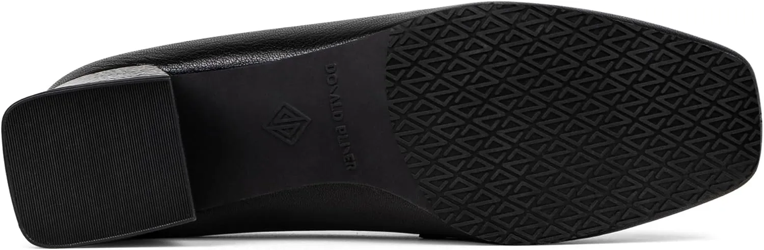 Donald Pliner Womens Tristina Penny Loafer Heel  1.3 Block Heel Shoes for Comfort, Slip On Womens Heels