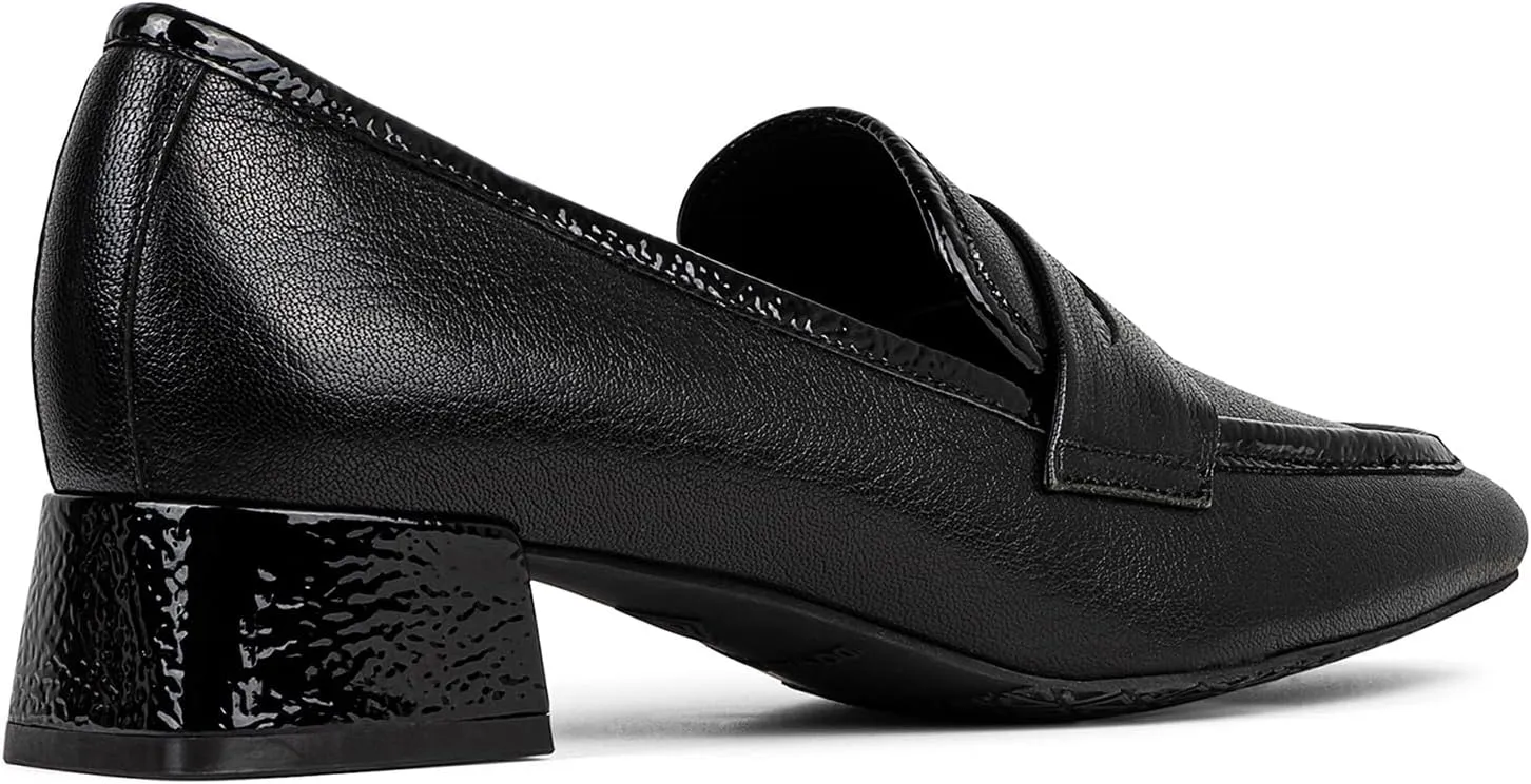 Donald Pliner Womens Tristina Penny Loafer Heel  1.3 Block Heel Shoes for Comfort, Slip On Womens Heels