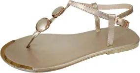 Eduavar Womens Wedge Sandals, Womens Sandals Casual Summer Comfortable Roman Flip Flops Flat Sandals with Strap