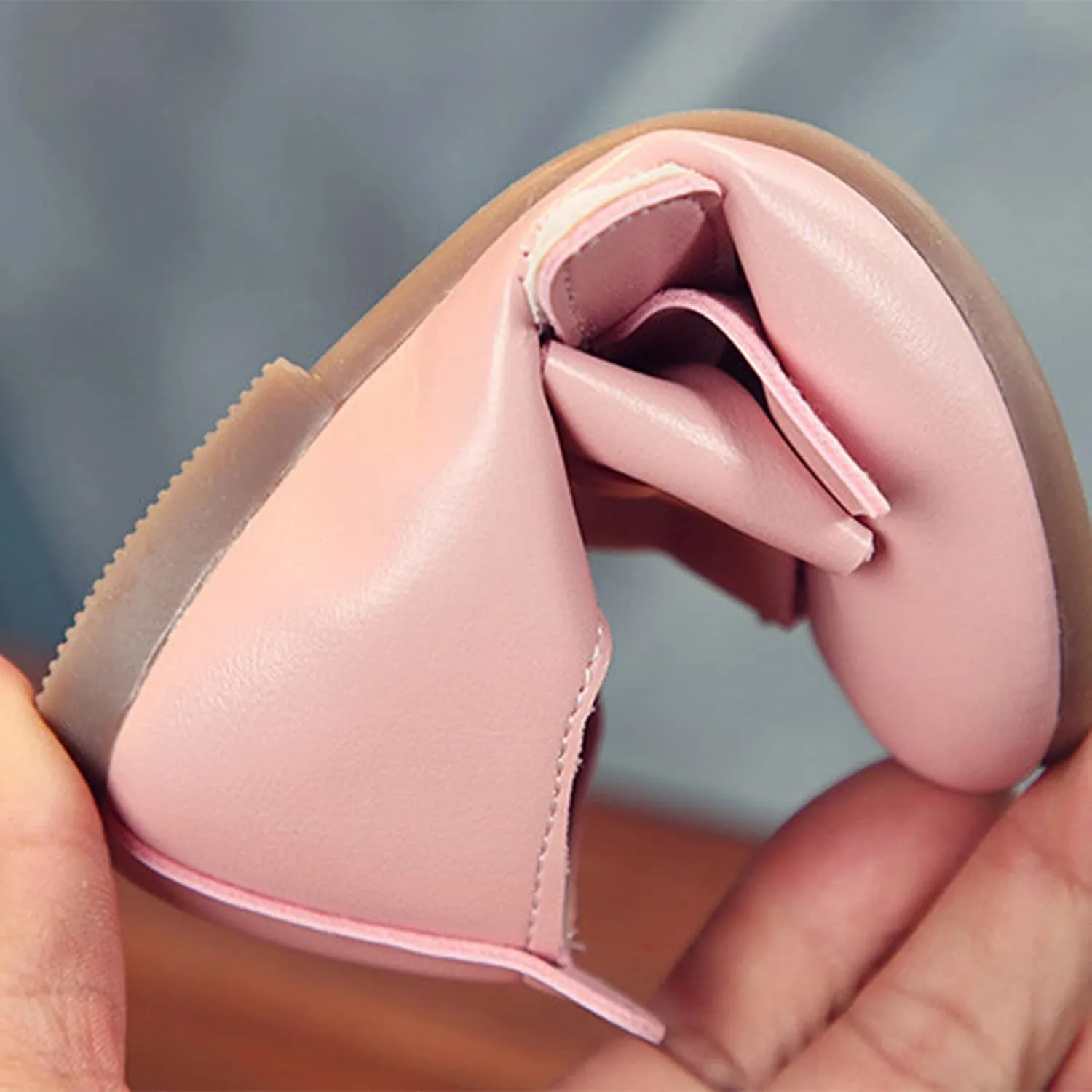 Fashion Autumn Girls Casual Shoes Flat Light Hook Loop Solid Color Bow Simple Size 5 Girls Shoes
