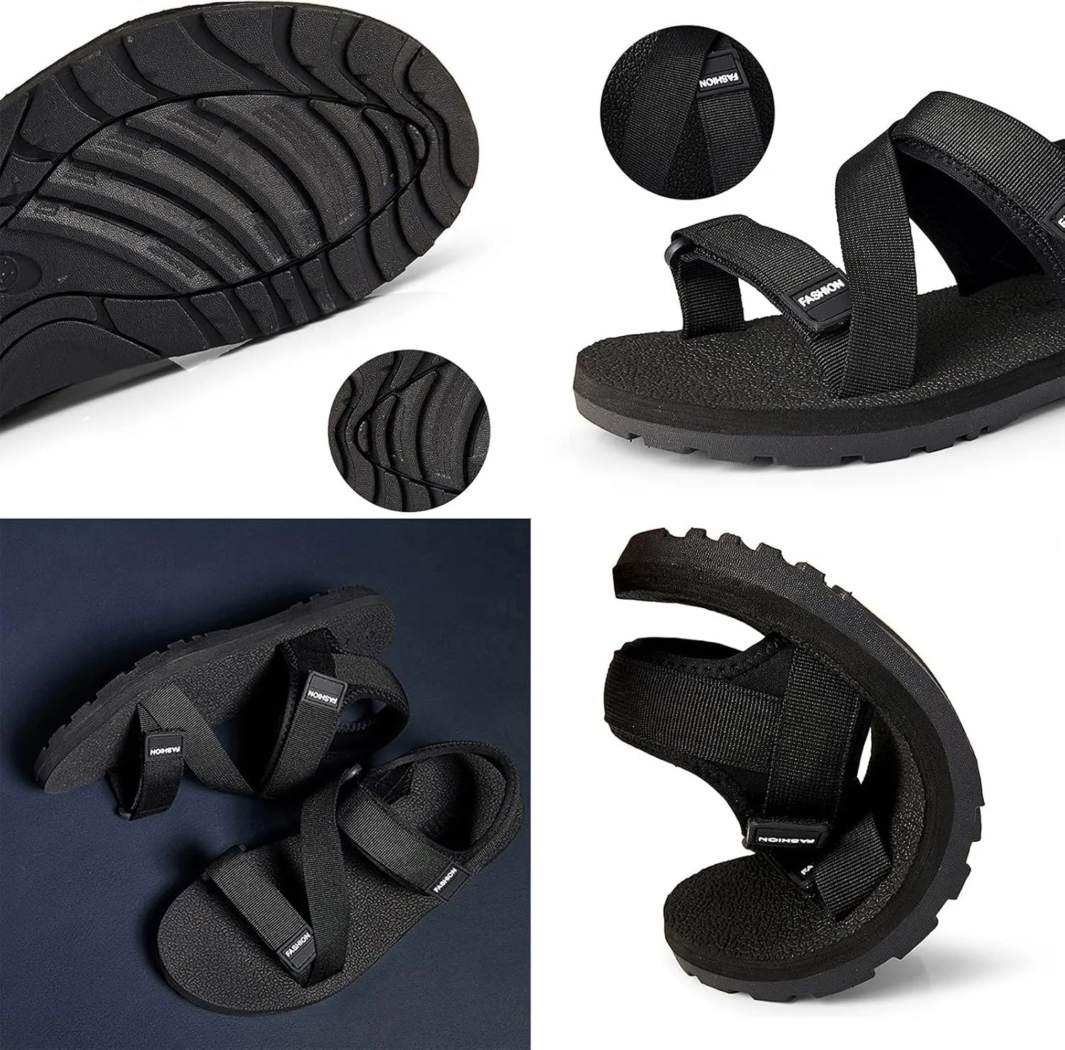 Fashion Casual Beach Breathable For Men Slipper Garden Outdoor Sports Driving Buffet Sandals