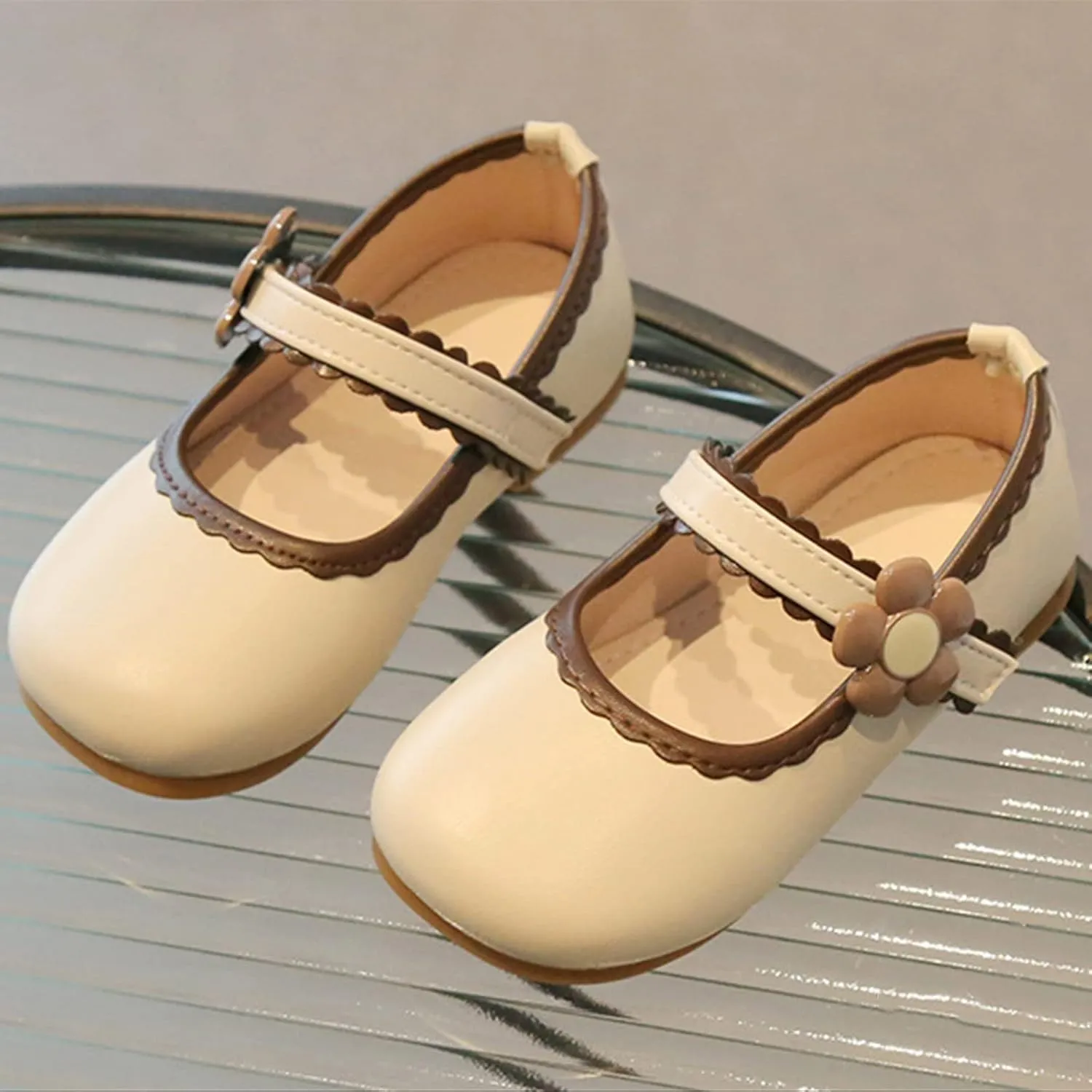 Fashion Spring Summer Children Casual Shoes Girl Dress Shoes Flat Sole Light and Comfortable Solid Toddler Girl Shoe