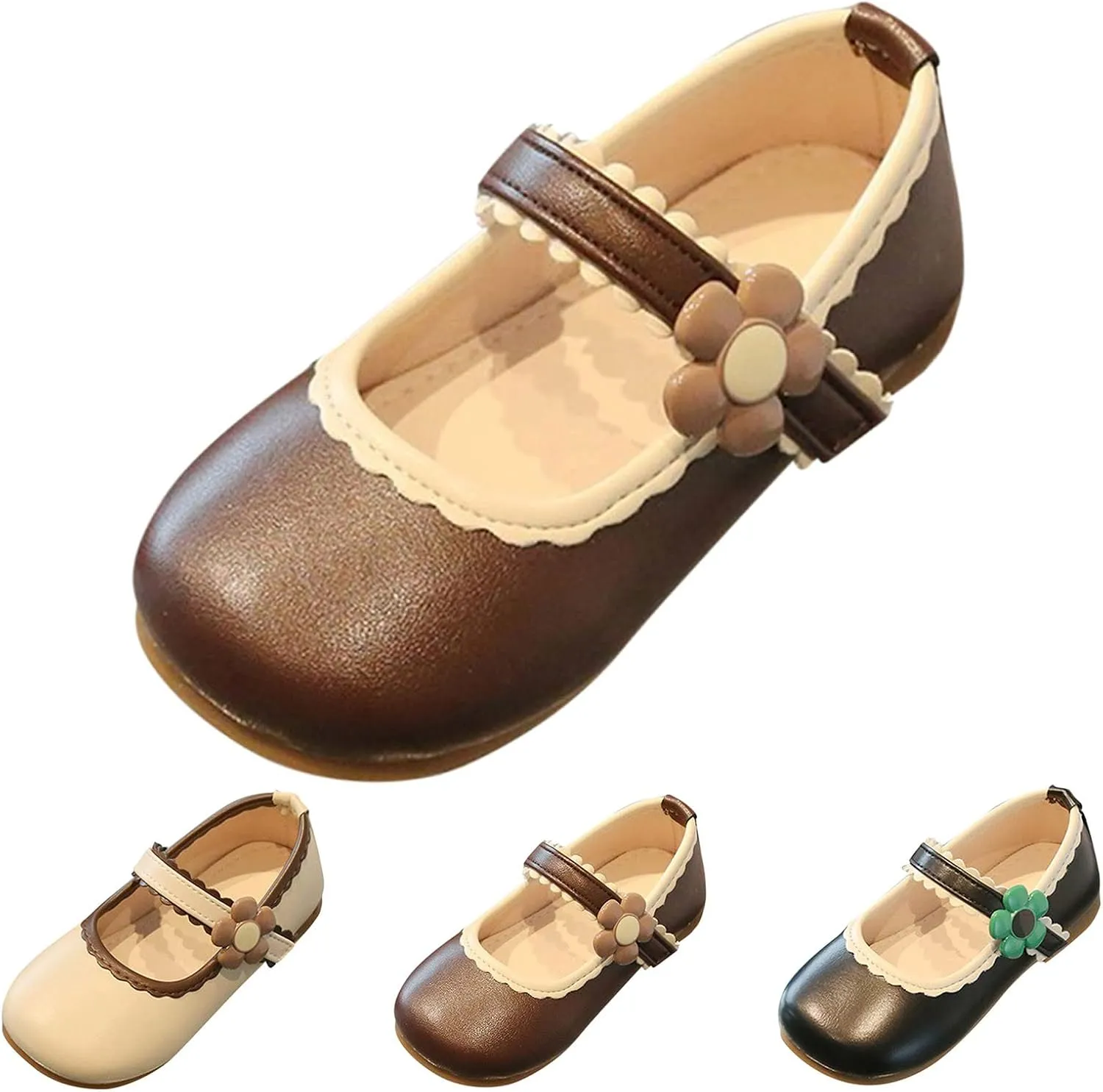 Fashion Spring Summer Children Casual Shoes Girl Dress Shoes Flat Sole Light and Comfortable Solid Toddler Girl Shoe