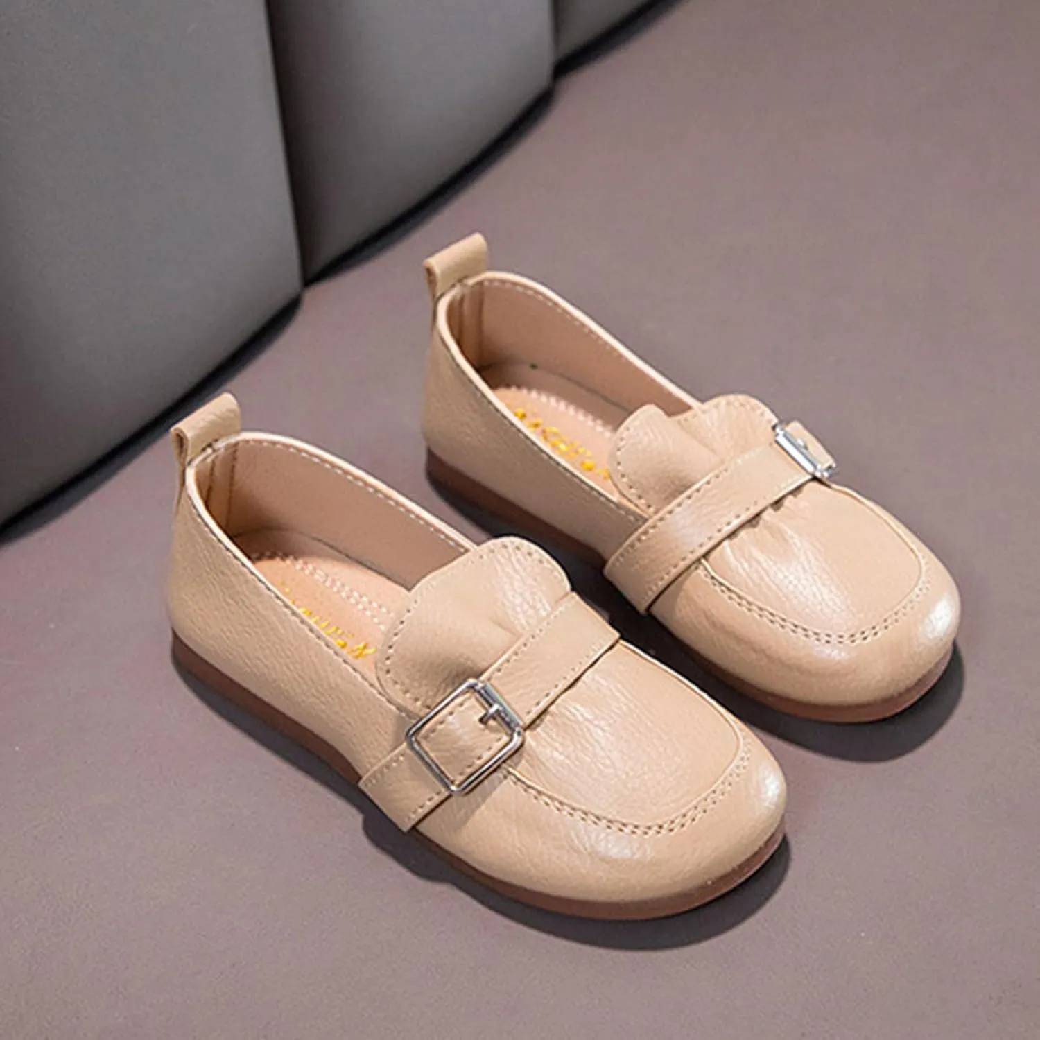 Fashion Spring Summer Children's Casual Shoes Girls' Leather Shoes Flat Sole Soft Comfortable Toddler 6 Shoes Girls