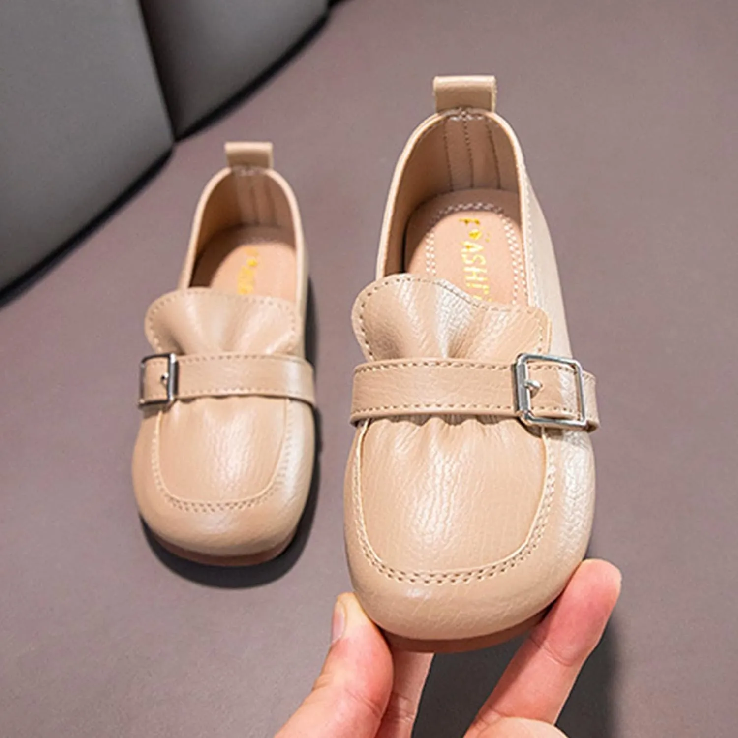 Fashion Spring Summer Children's Casual Shoes Girls' Leather Shoes Flat Sole Soft Comfortable Toddler 6 Shoes Girls