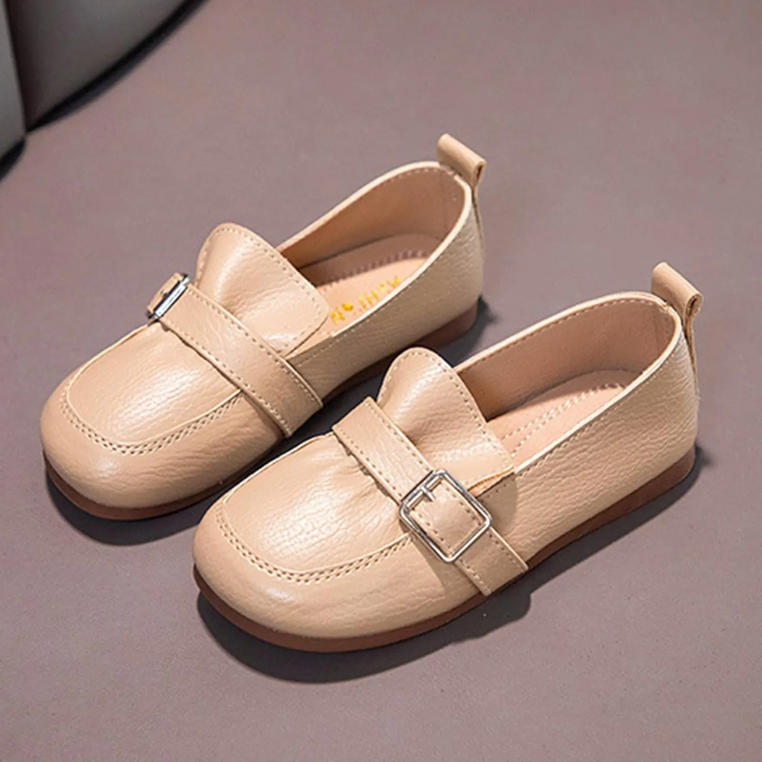 Fashion Spring Summer Children's Casual Shoes Girls' Leather Shoes Flat Sole Soft Comfortable Toddler 6 Shoes Girls