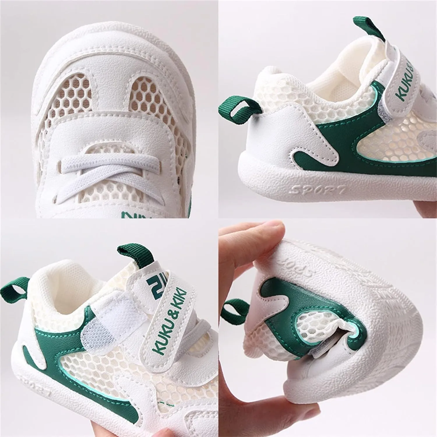 Fashion Summer Children Infant Toddler Shoes Boys and Girls Sneakers Flat Bottom Lightweight Mesh Non Slip Soft