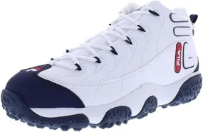 Fila Mens Snake Dancer, Color: Wht/Fnvy/Fred, Size: 7.5 (1BM00854-125-7.5)