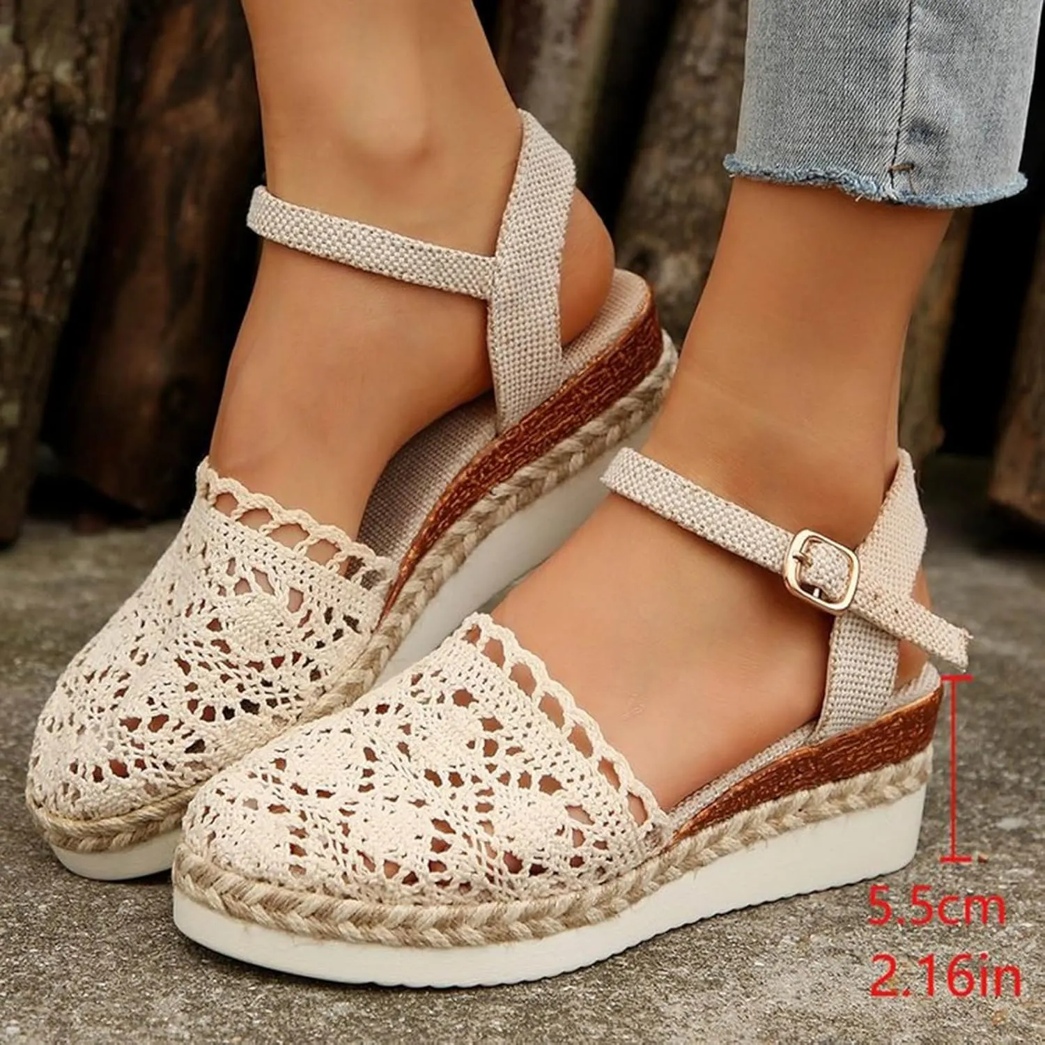 Flat Sandals Womens Summer Open Toe Wedges Sandals Womens Sandals Women's Casual Summer Women Wedge Heels Shoes