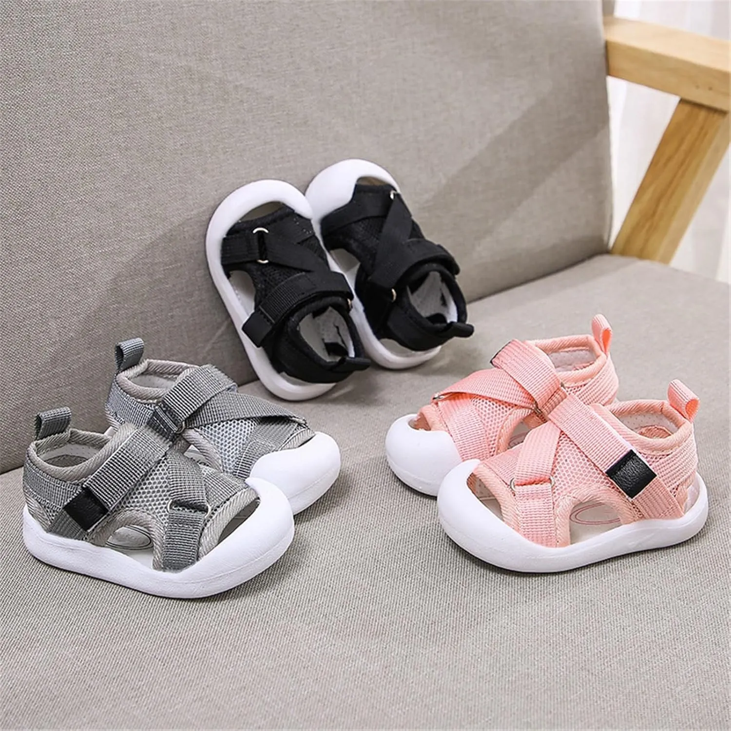 Flip Flop Toddler Girl Baby Sandals For Boys And Girls Sports Shoes Cute Non Slip Soft Bottom Mesh Kids