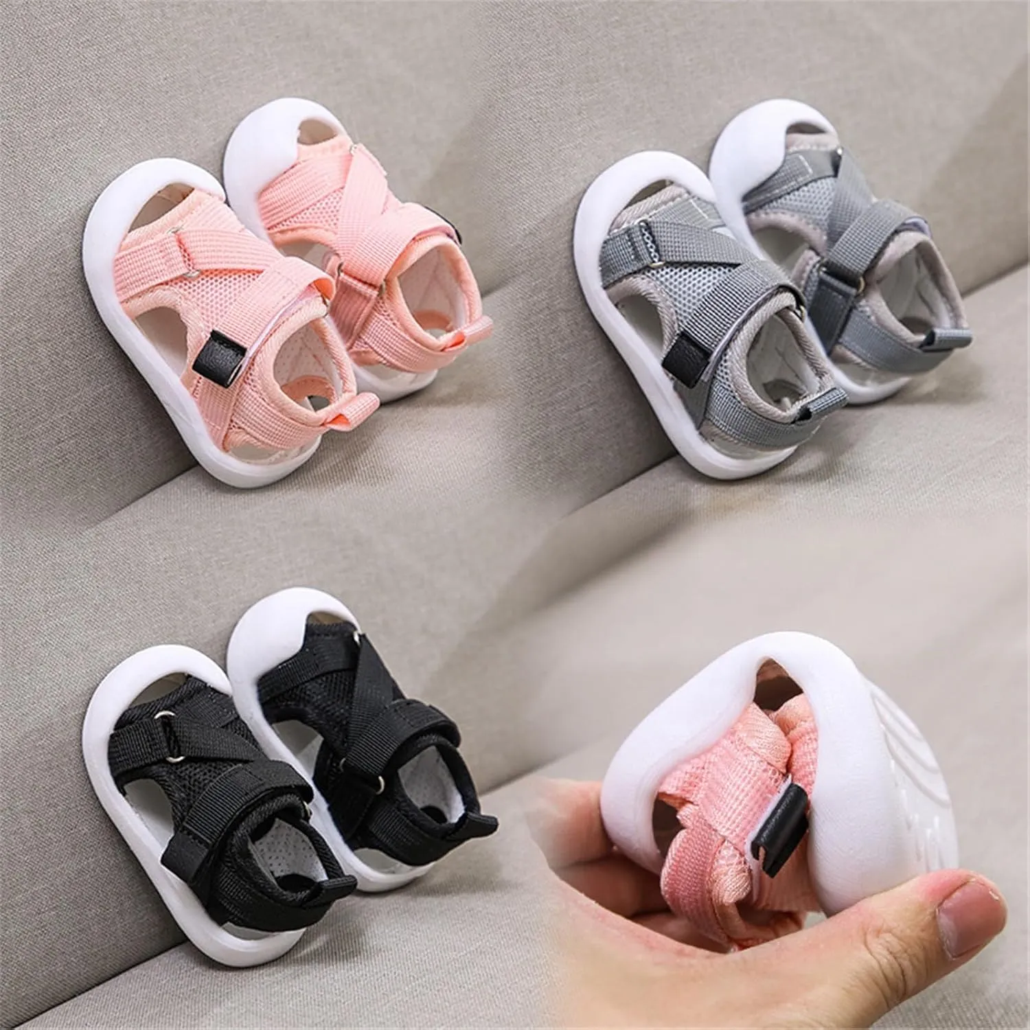 Flip Flop Toddler Girl Baby Sandals For Boys And Girls Sports Shoes Cute Non Slip Soft Bottom Mesh Kids