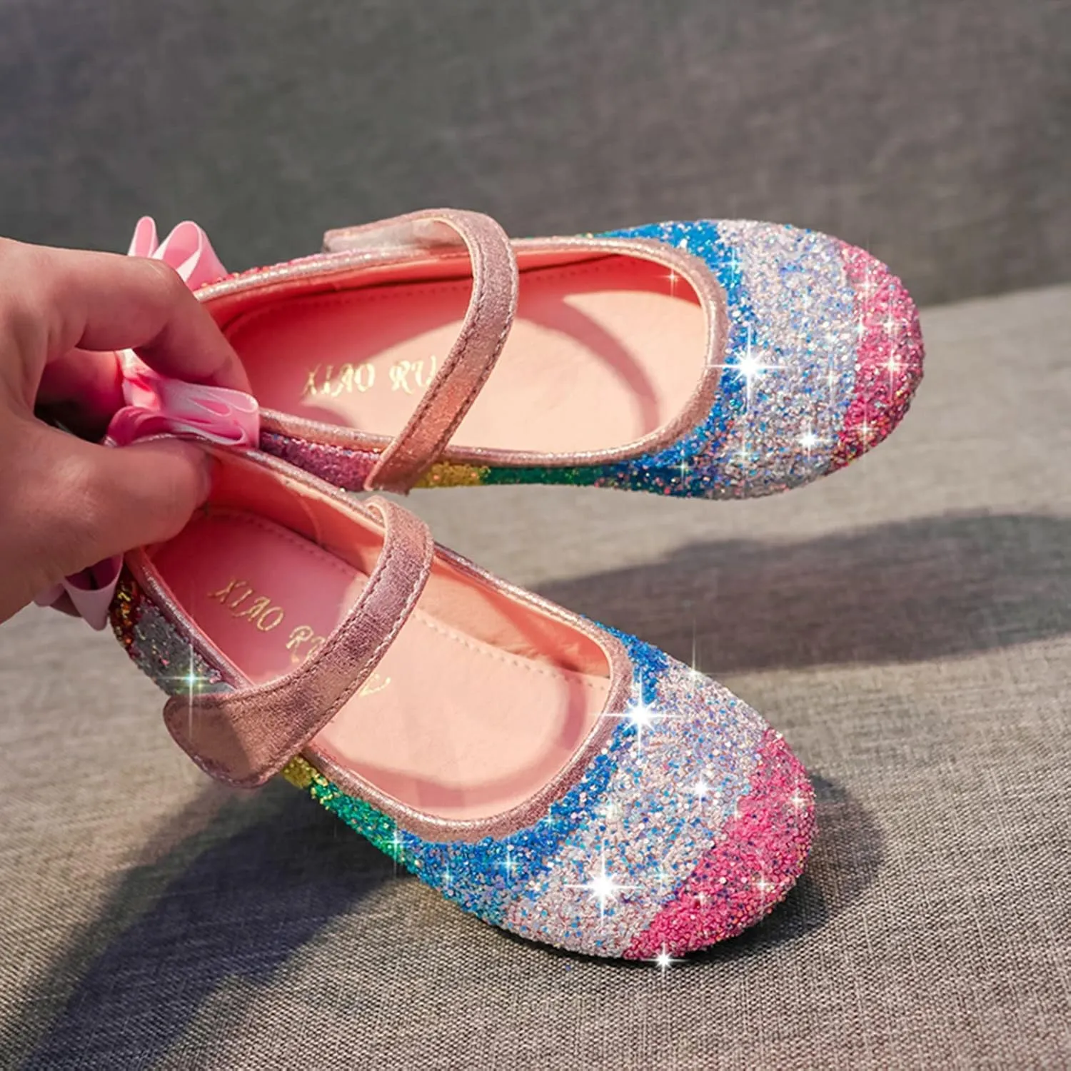 Girls 1 Shoes Girl Shoes Small Leather Shoes Single Shoes Children Dance Shoes Girls Performance Shoes Baby Tennis Shoe