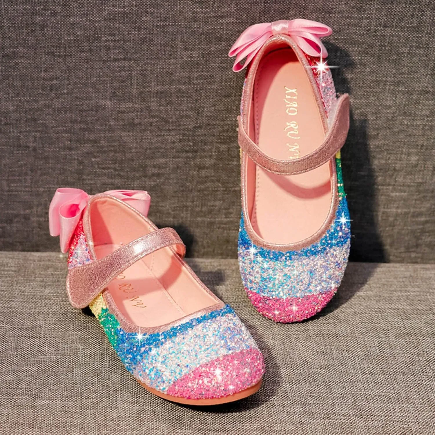 Girls 1 Shoes Girl Shoes Small Leather Shoes Single Shoes Children Dance Shoes Girls Performance Shoes Baby Tennis Shoe
