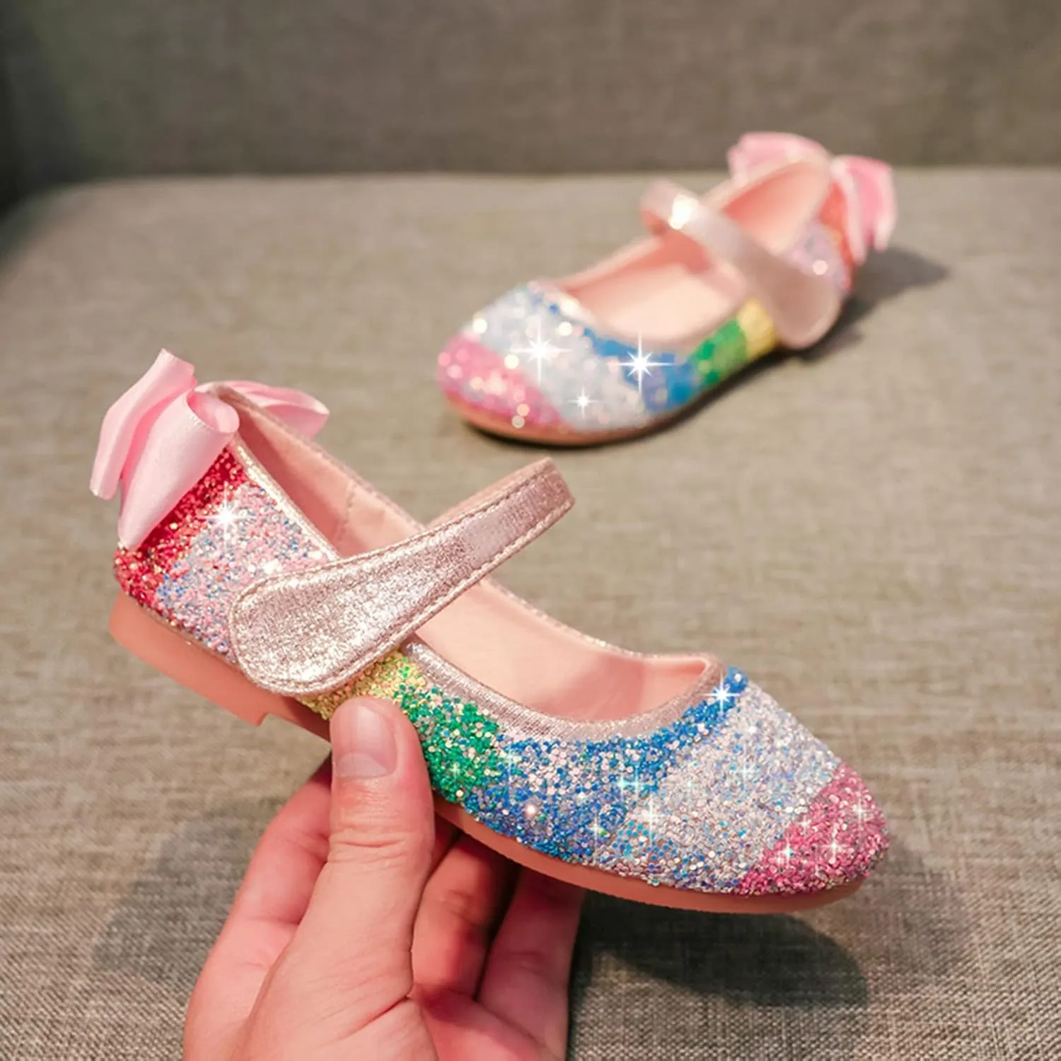 Girls 1 Shoes Girl Shoes Small Leather Shoes Single Shoes Children Dance Shoes Girls Performance Shoes Baby Tennis Shoe