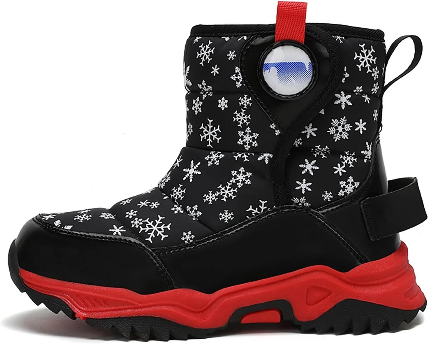 Girls Boys Snow Boots Outdoor Warm Comfortable Non Slip Mid Calf Padded Small Big Kids Winter Girls Knee High Snow Boots