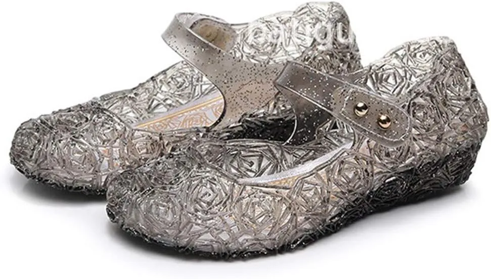 Girls Dress Shoes Glitter Kids Girls Dance Sandals Princess Jelly Shoes Party Infant Toddler Toddlers Sandals