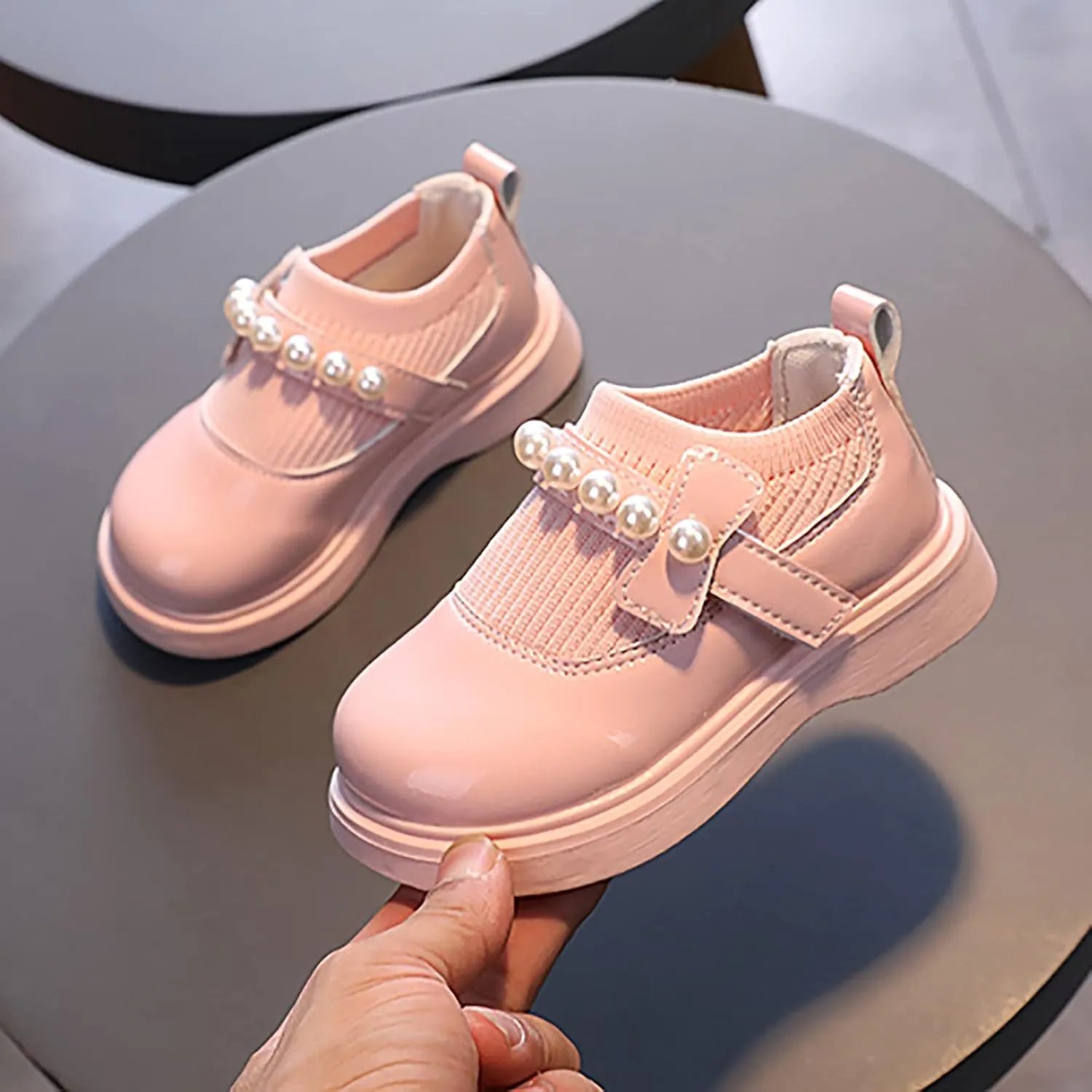 Girls Fuzzy Boots Girls Toddler Little Kid Big Kid Dress Flat Ballerina Shoe Leather Shoes Fashion Boots