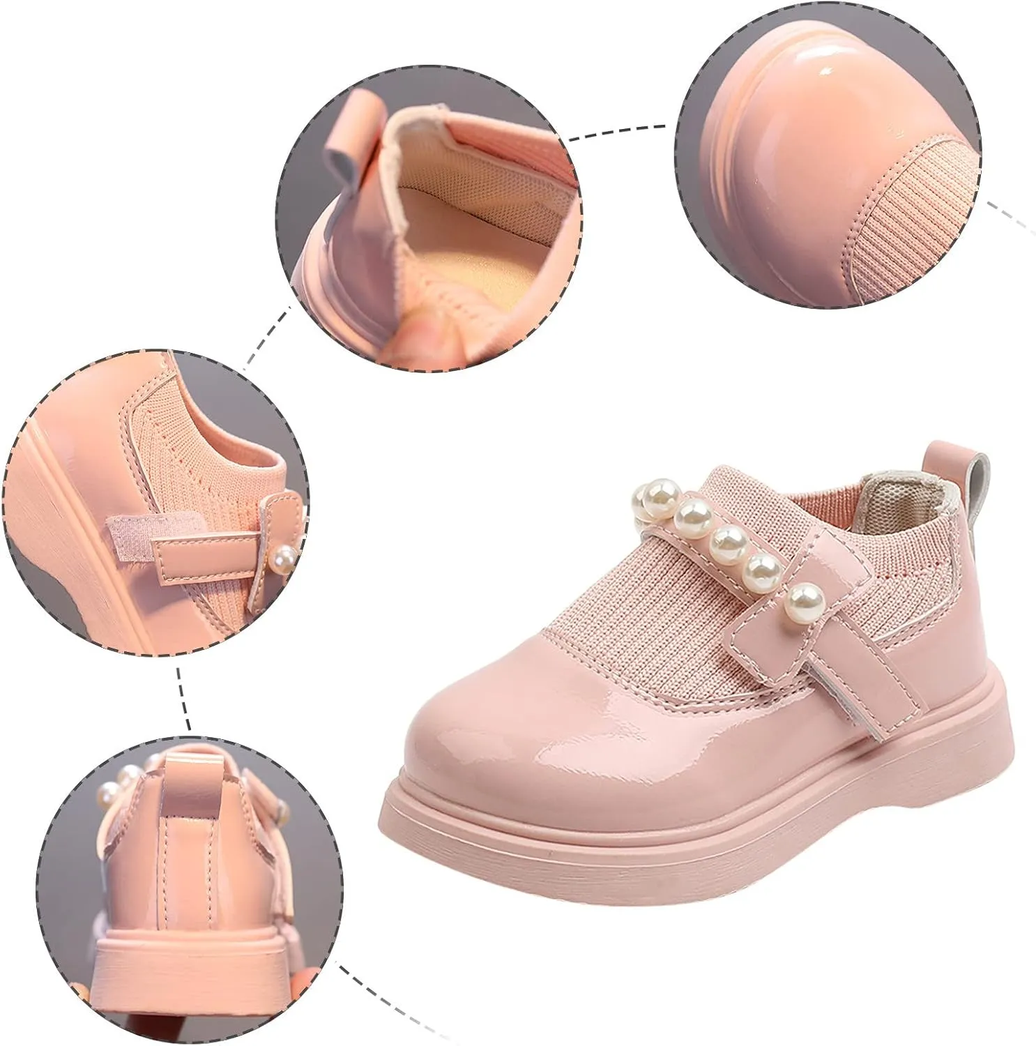 Girls Fuzzy Boots Girls Toddler Little Kid Big Kid Dress Flat Ballerina Shoe Leather Shoes Fashion Boots