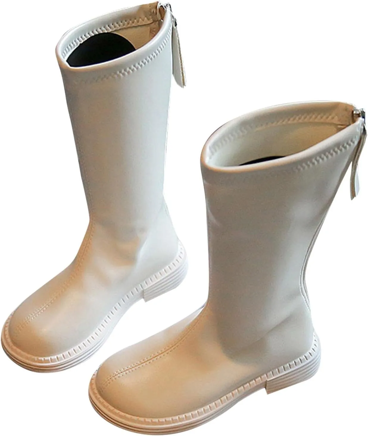 Girls Knee High Fashion Riding Boots Toddler Cowboy Western Boots Girls Mid Calf Riding Shoes Little Kid/Big Kid
