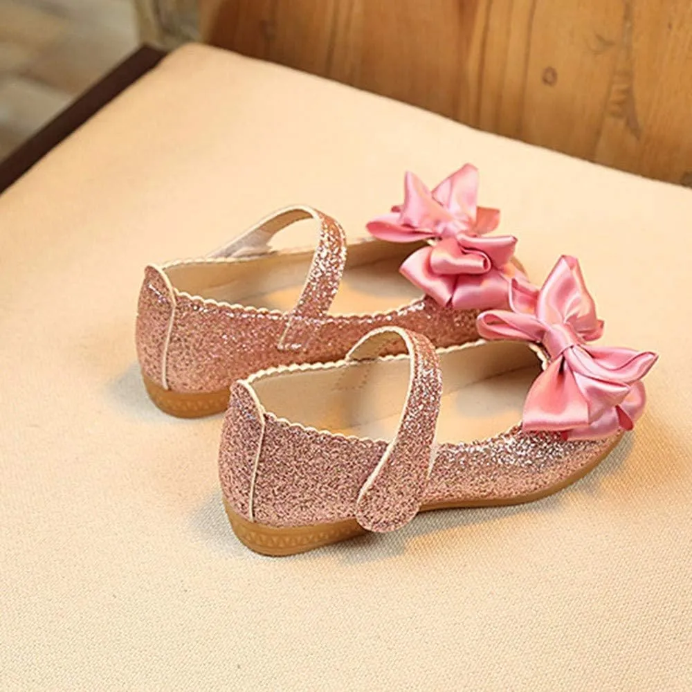 High Boots Boys Children Shoes Princess Bowknot Leather Girl Dance Fashion Toddler Girls Light up Sneakers