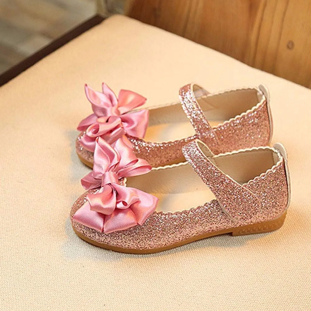 High Boots Boys Children Shoes Princess Bowknot Leather Girl Dance Fashion Toddler Girls Light up Sneakers