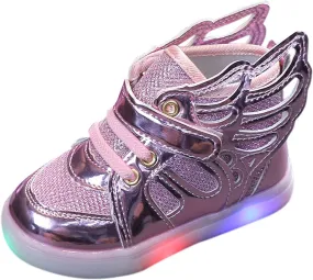 High Tops Casual Light Children Baby Girls Sport Luminous Shoes Bling Kids Led Baby Shoes Toddler Size 5 Shoe