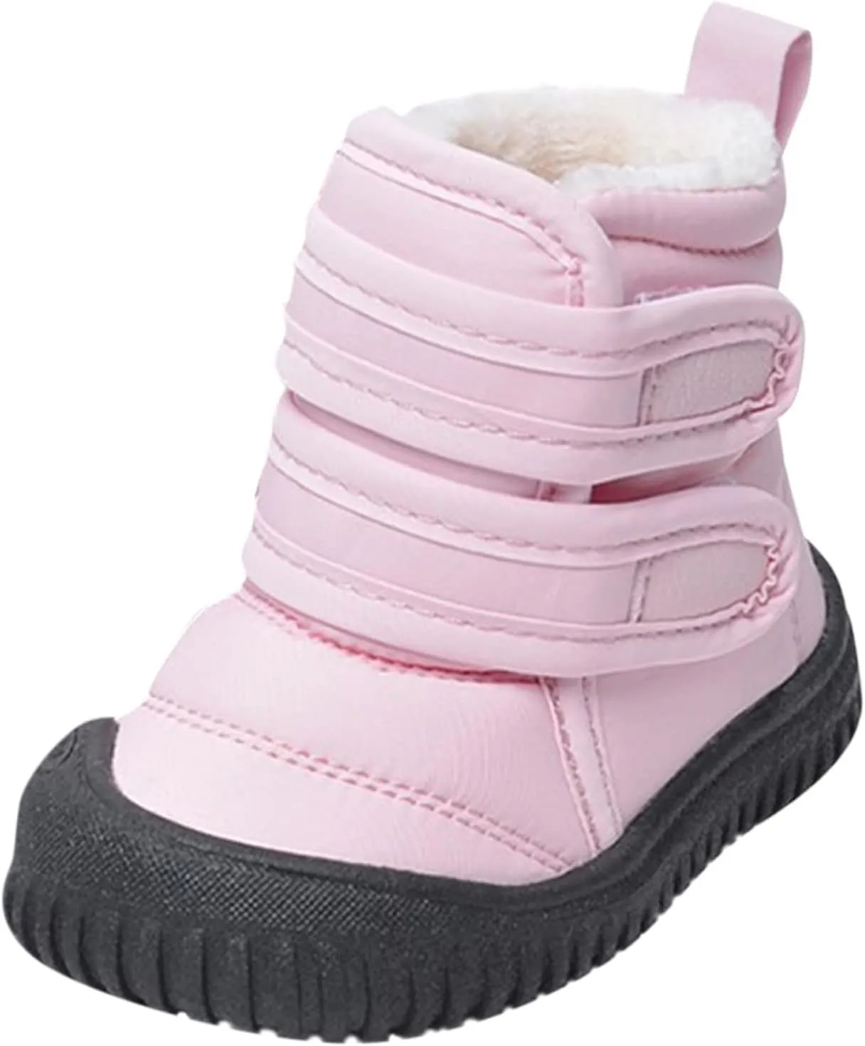Hook Loop Low Cut Boots Cloth Snow Boots Kids Winter Shoes Girls Boys Outdoor Boots Kids Insulated Rain Boots for Girls