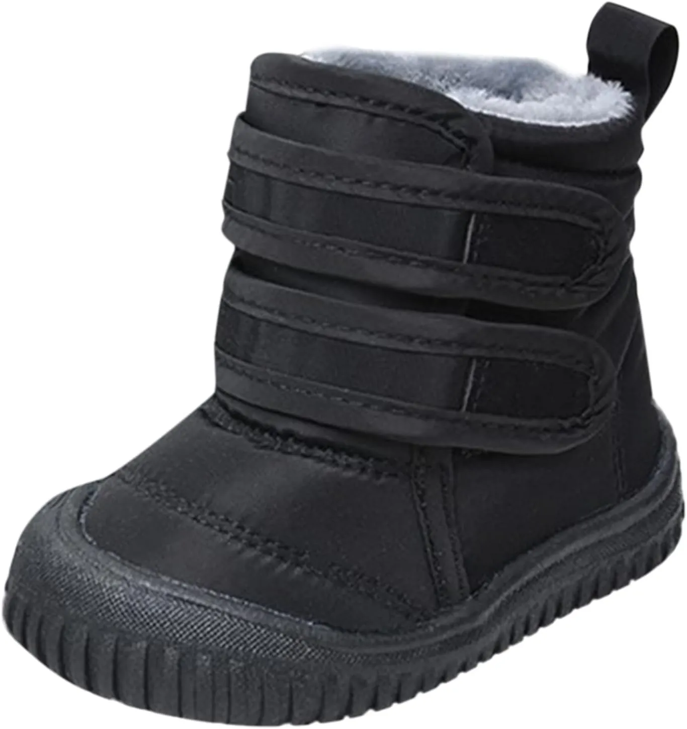 Hook Loop Low Cut Boots Cloth Snow Boots Kids Winter Shoes Girls Boys Outdoor Boots Kids Insulated Rain Boots for Girls