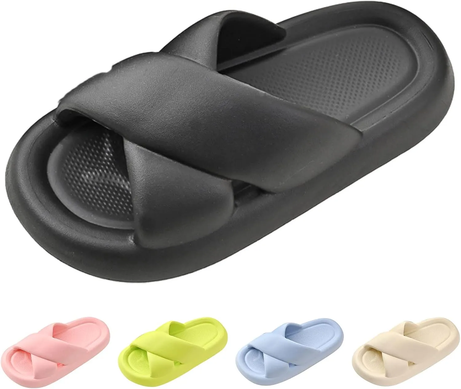 Indoor Slippers Shower Shoes with Drainage Holes House Slippers Lightweight Beach Sandals with Drain Holes