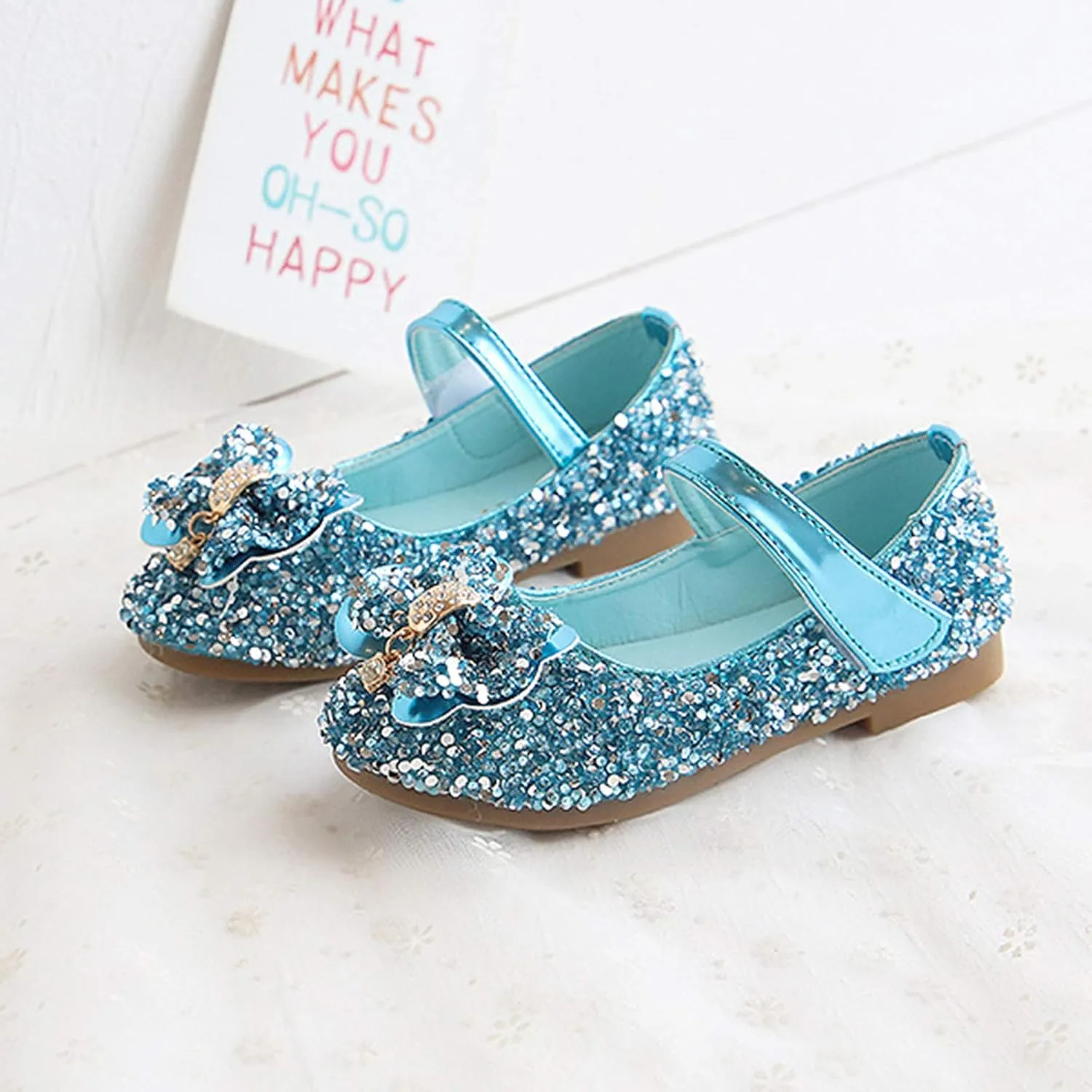 Kid Apparel Girl Toddler Shoes Sandals Shoes Fashion Girls Princess Non-Slip Bow Kids Crystal 10c Sneakers