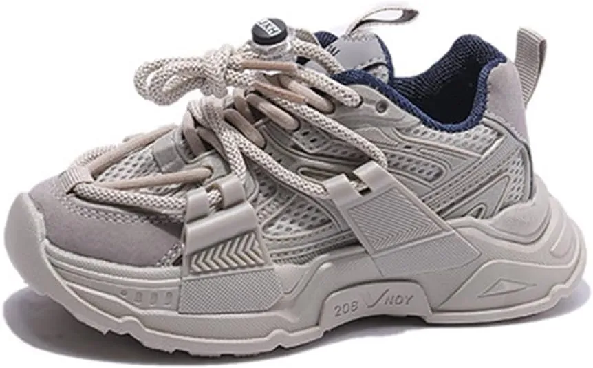 Kids Casual Mesh Sneakers Toddler Girls Boys Breathable Comfort Walking Non Slip Slip On Sports Athletic Shoes