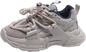 Kids Casual Mesh Sneakers Toddler Girls Boys Breathable Comfort Walking Non Slip Slip On Sports Athletic Shoes