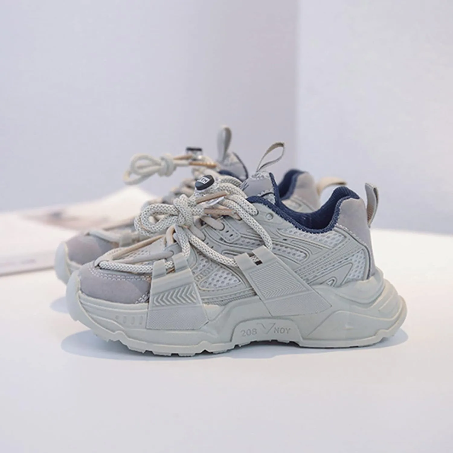Kids Casual Mesh Sneakers Toddler Girls Boys Breathable Comfort Walking Non Slip Slip On Sports Athletic Shoes