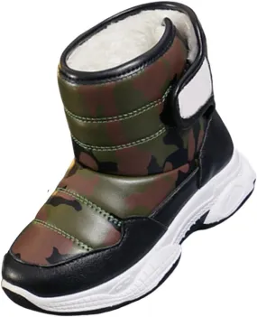 Kids Chunky Warm Snow Boots Boys Girls Winter Waterroof Outdoor Slip esistant Cold Weather Comfy Fuzzy Boots Girls