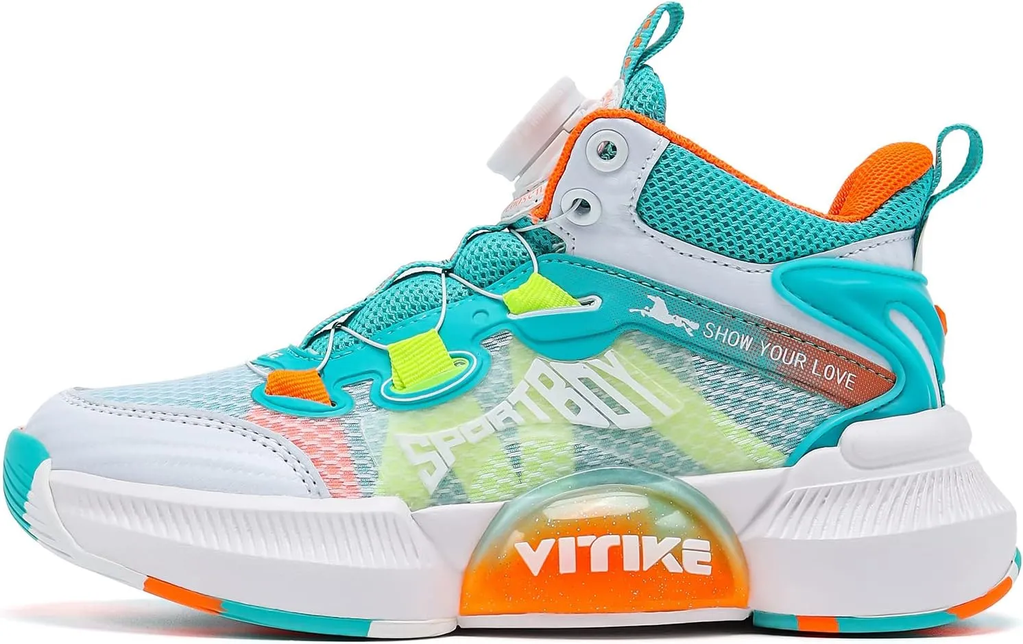 Kids Shoes Boys Sneakers Girls Sports Shoe Breathable Lightweight Basketball Sneaker
