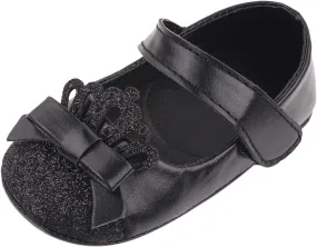 Kids Slip on Shoes Kids Shoe First Crown Soft Leather Girls Walking Toddler Princess Dress Shoes Size 5 Girls