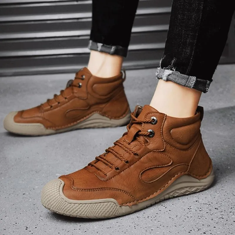 Lightweight Comfortable Walking Running Sneakers for Men Stylish Lace Up Casual Walking Business Driving Dress Shoes