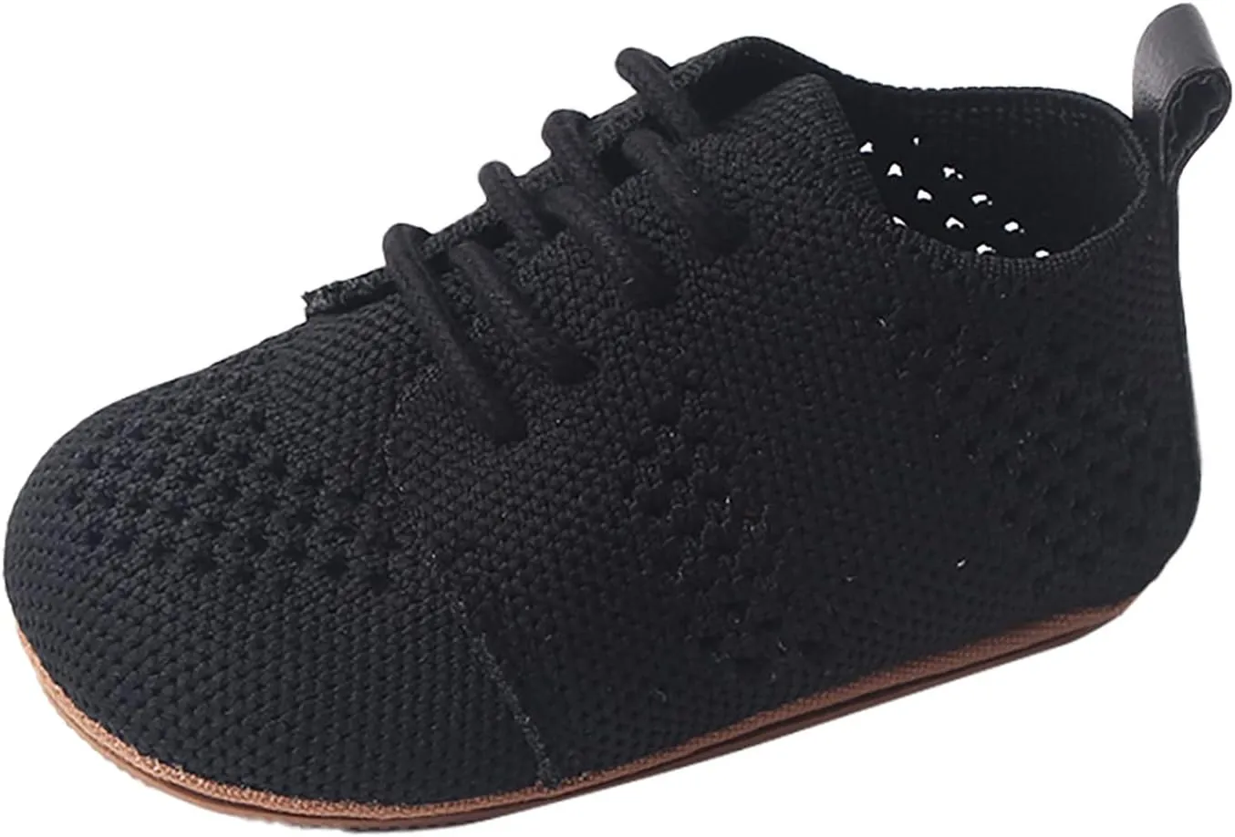 Little Boys Shoes Infant Girls Boys Single Shoes First Shoes Toddler Soft Bottom Breathable Lace Up Toddler Kids