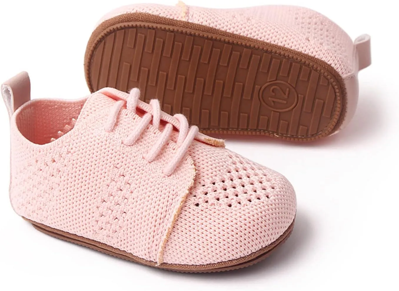 Little Boys Shoes Infant Girls Boys Single Shoes First Shoes Toddler Soft Bottom Breathable Lace Up Toddler Kids