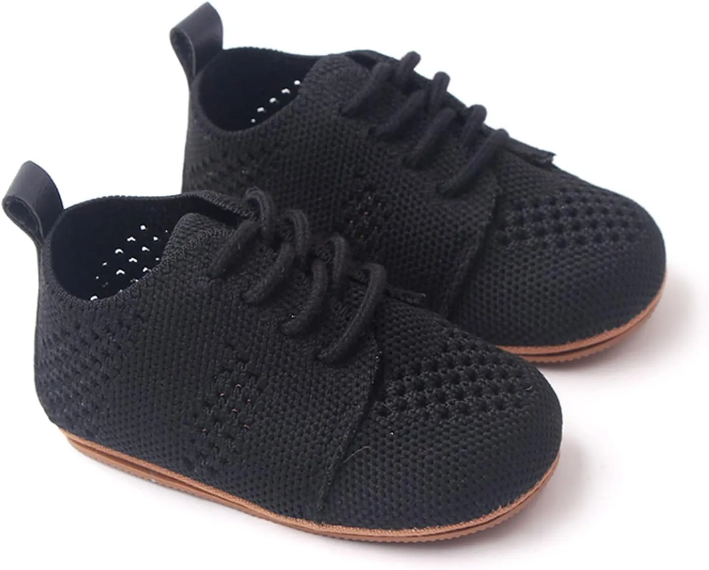 Little Boys Shoes Infant Girls Boys Single Shoes First Shoes Toddler Soft Bottom Breathable Lace Up Toddler Kids