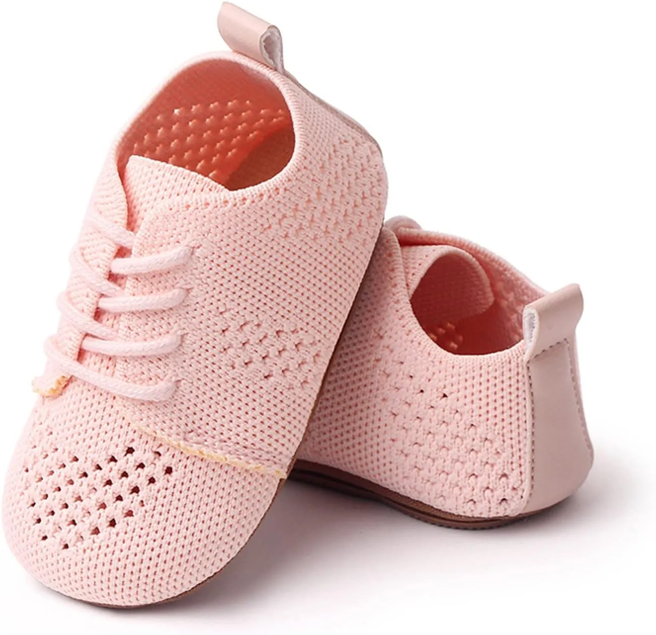 Little Boys Shoes Infant Girls Boys Single Shoes First Shoes Toddler Soft Bottom Breathable Lace Up Toddler Kids