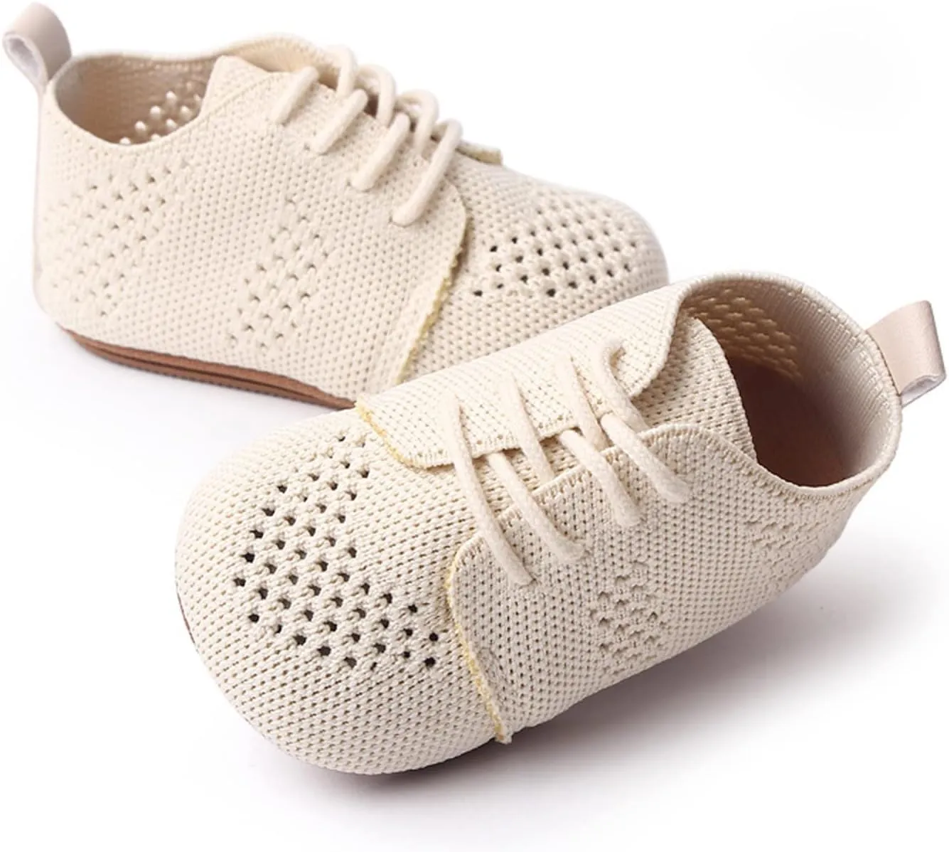 Little Boys Shoes Infant Girls Boys Single Shoes First Shoes Toddler Soft Bottom Breathable Lace Up Toddler Kids