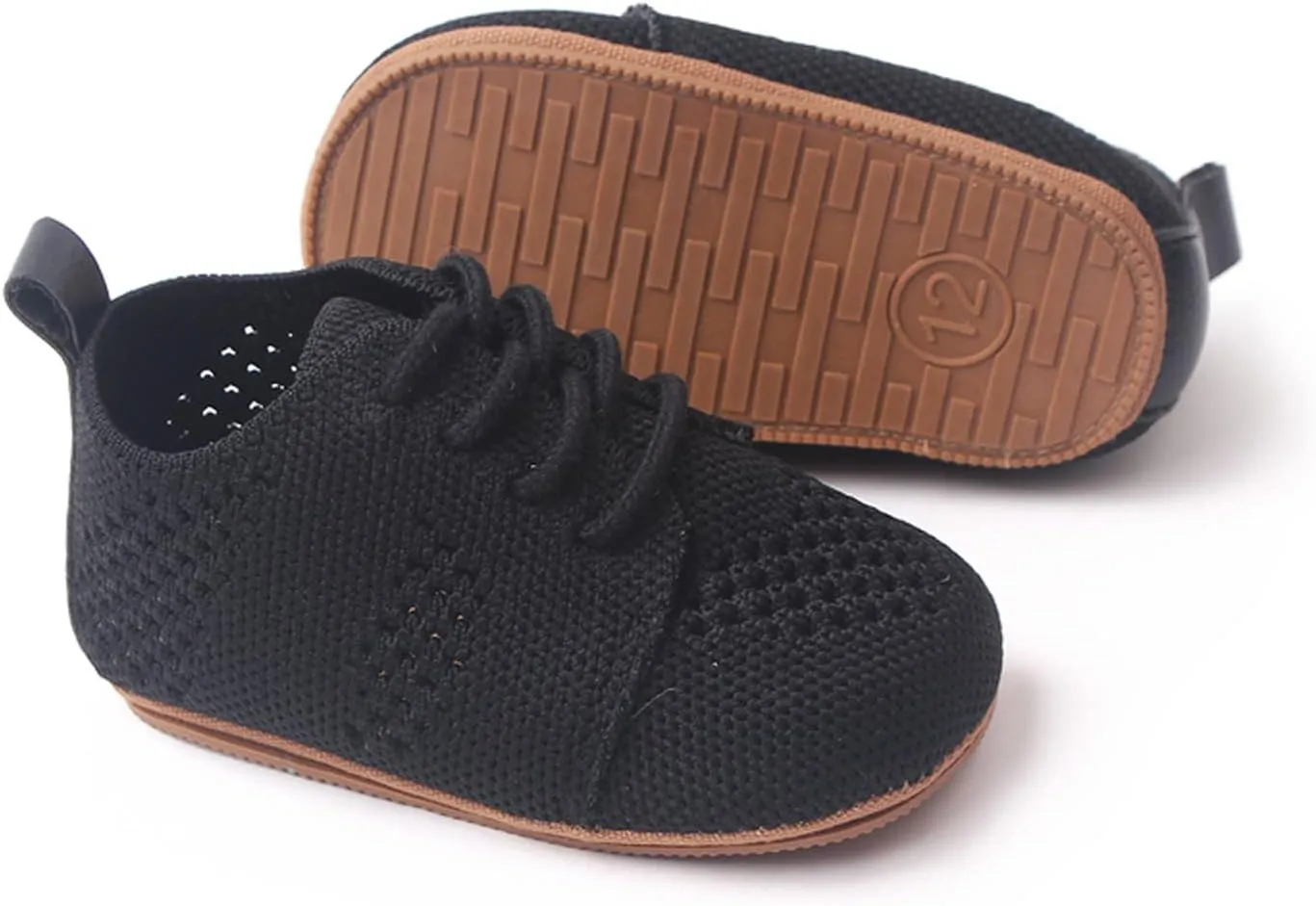 Little Boys Shoes Infant Girls Boys Single Shoes First Shoes Toddler Soft Bottom Breathable Lace Up Toddler Kids